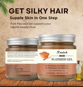 Raslok gel texture in scoop showing lightweight consistency