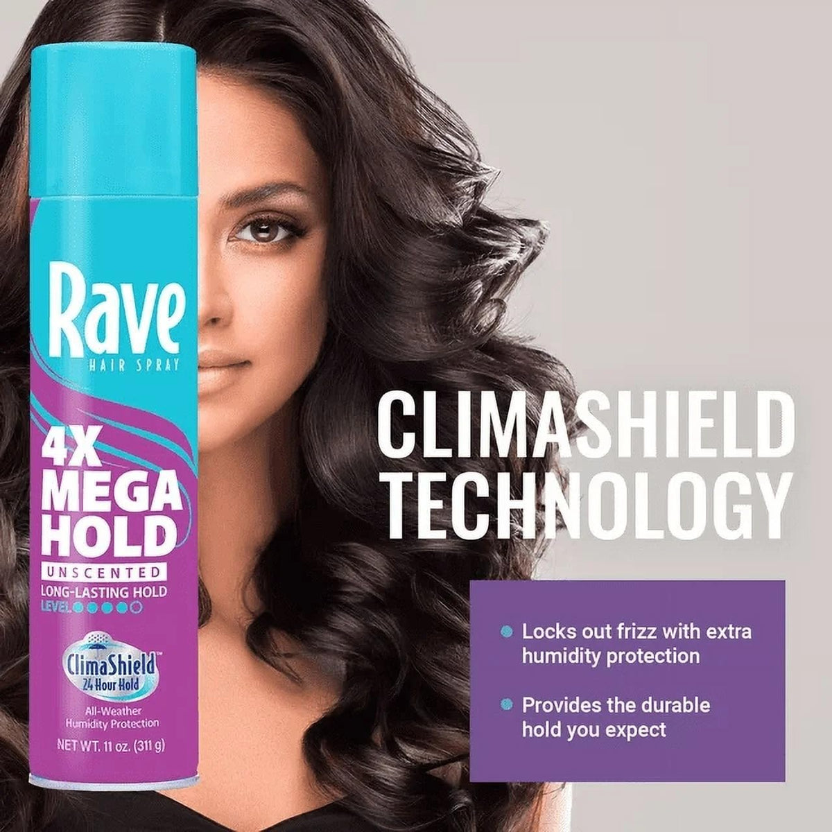 rave texture spray fine mist demonstrating lightweight application and no crunch