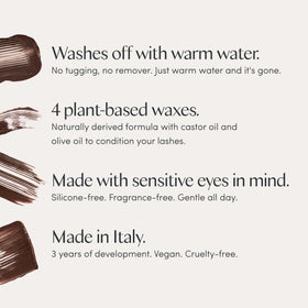 Ravie Beauty brush curve detail demonstrating silicone bristles for separation