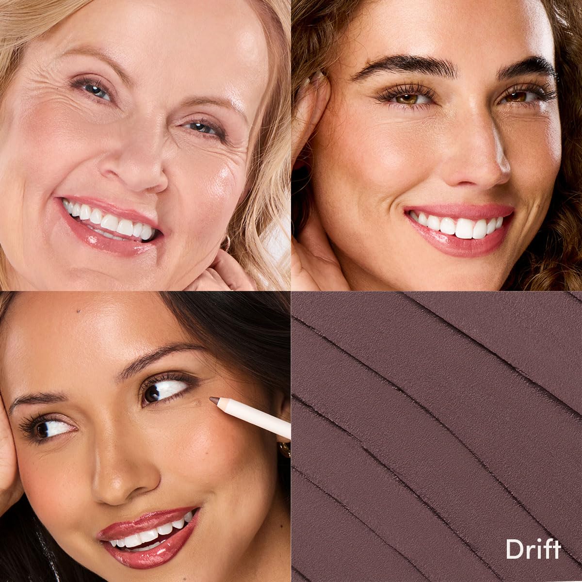 Ravie Beauty Drift staged with brushes and shadow for easy styling