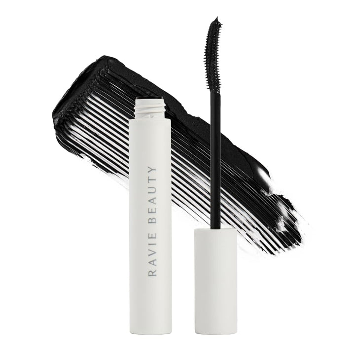 Ravie Beauty front packaging showing sleek tube and product name benefit: chic storage