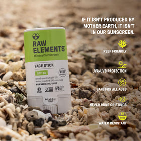Raw Elements stick held in hand showing size and pocket-ready portability benefit