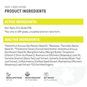 Raw Elements tube next to common items showing 3 oz scale