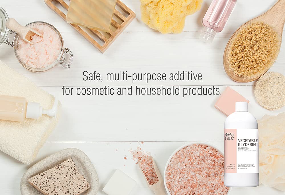 Raw Plus Rare clear glycerin texture demonstrating smooth consistency