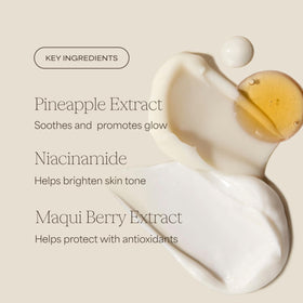 RAW SUGAR bottle label showing key ingredients and clean formulation