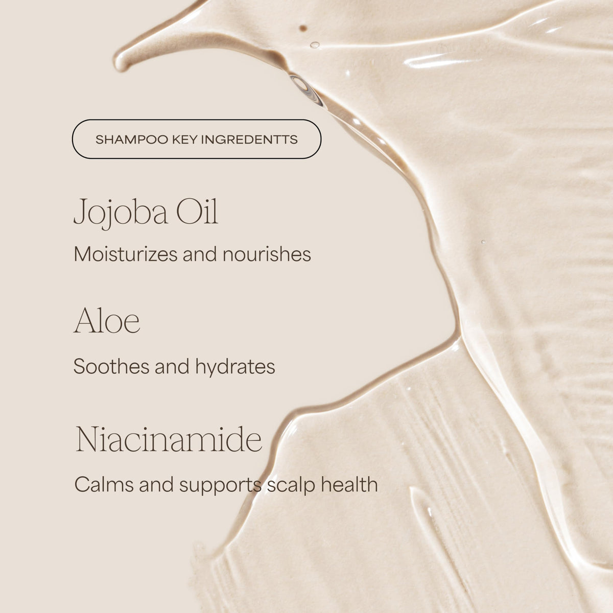 RAW SUGAR bottle label zoom showing key ingredients and transparency