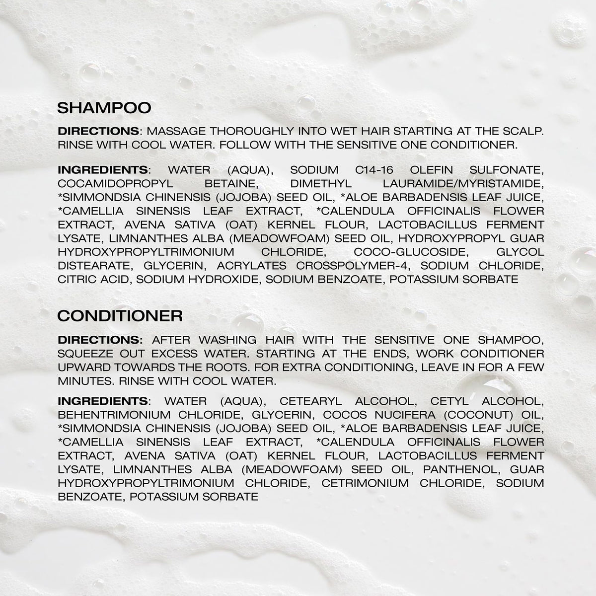 RAW SUGAR conditioner creamy texture demonstrating hydration and slip