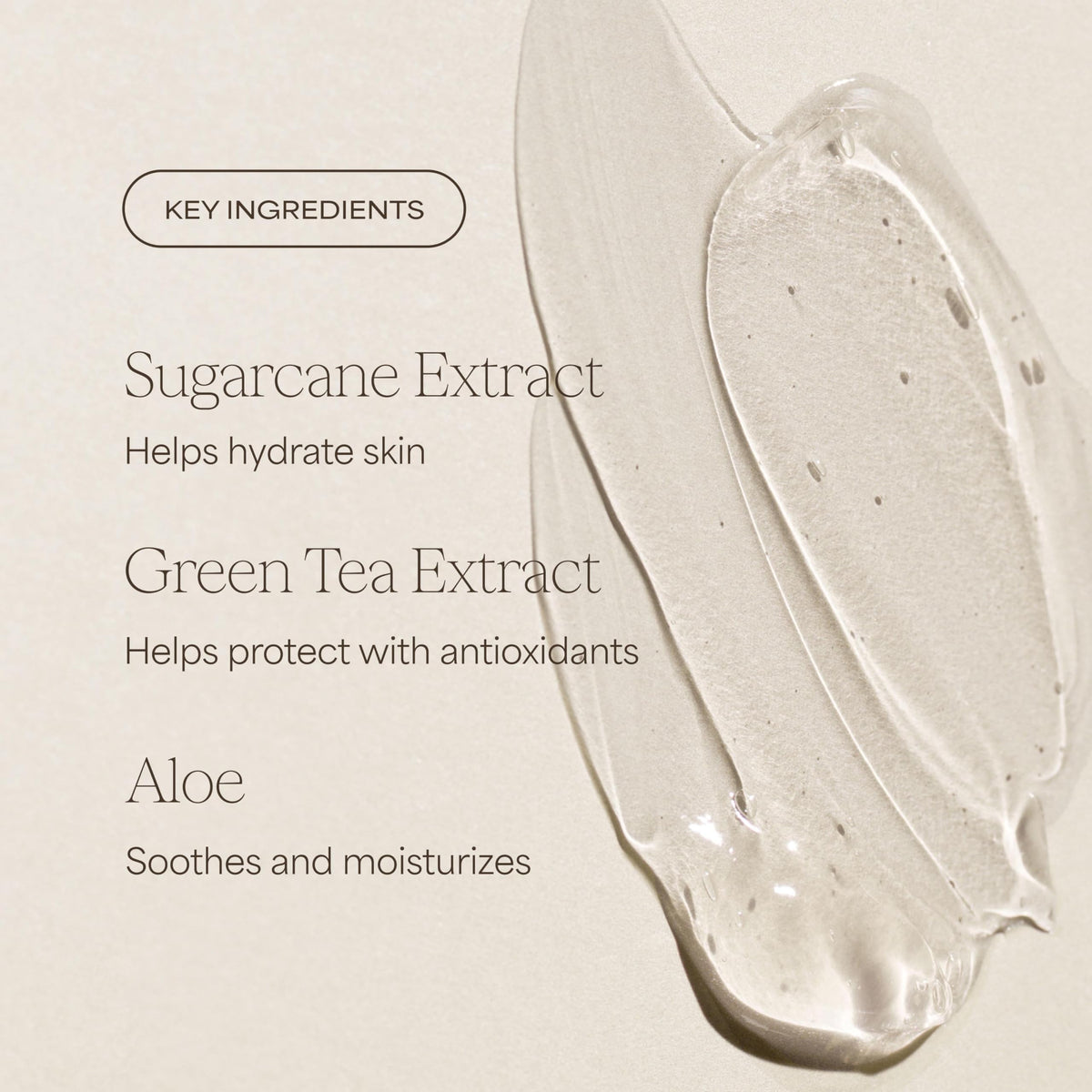 RAW SUGAR bottle held in hand showing size and travel-friendly convenience
