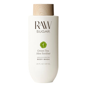 RAW SUGAR front packaging showing 20 fl oz bottle and calming scent benefit