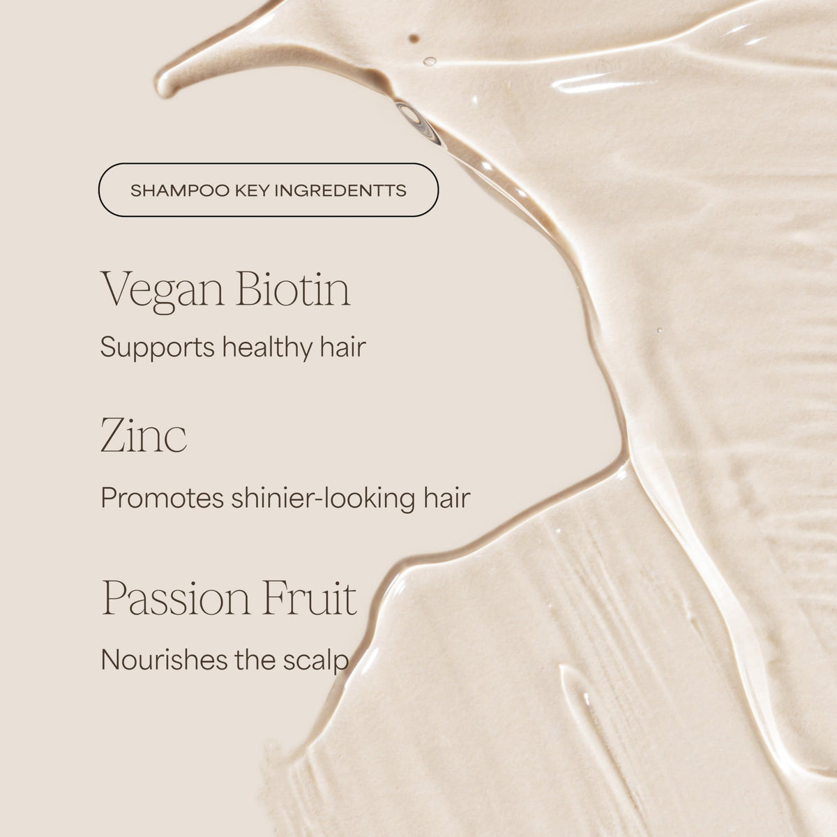 RAW SUGAR shampoo lather texture close-up for gentle cleansing benefit