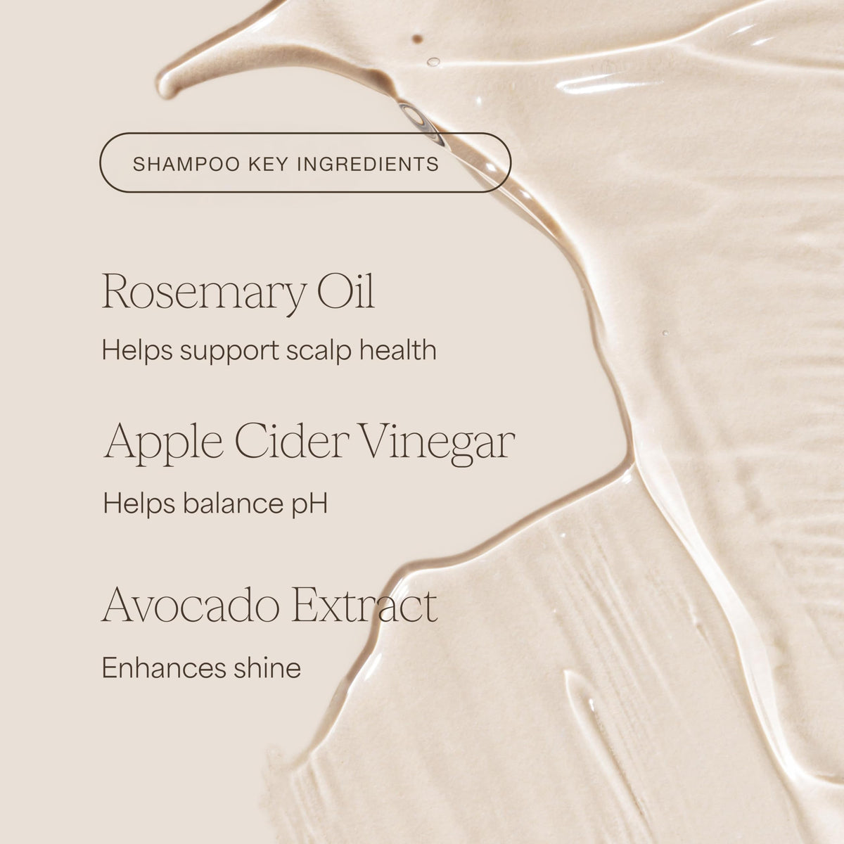 RAW SUGAR avocado and coconut oil ingredients highlighting nourishment