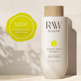 RAW SUGAR close-up texture of gel showing smooth moisturizing consistency