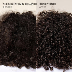 RAW SUGAR conditioner texture pouring to show creamy hydration
