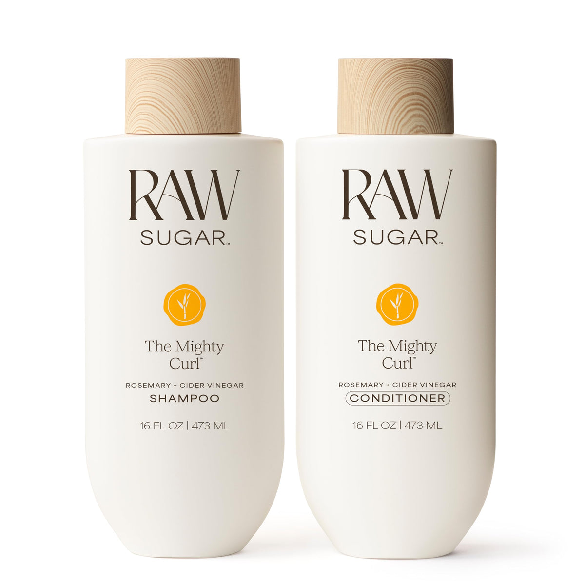 RAW SUGAR duo front packaging showing both bottles and benefits