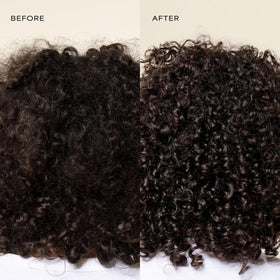 RAW SUGAR pump top of shampoo highlighting easy dispensing and scalp balance