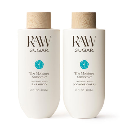 RAW SUGAR duo front packaging showing bottles and benefit of hydration