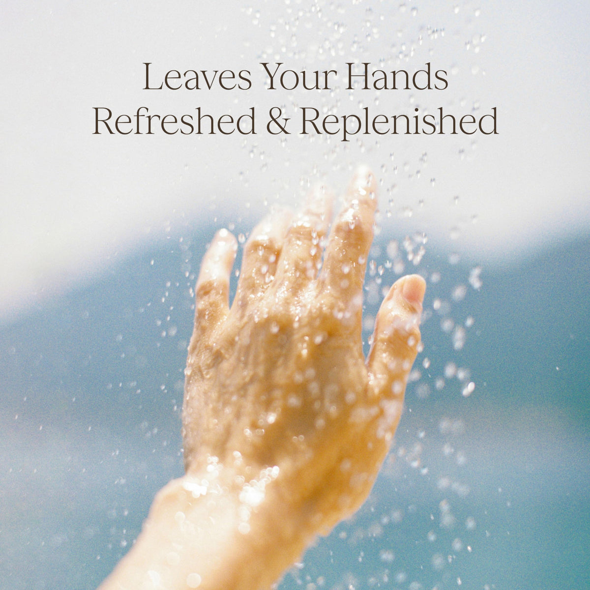 RAW SUGAR foam lather texture demonstrating gentle moisturizing cleanse benefit