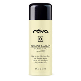 Raya oxygen masque front packaging showing product benefits