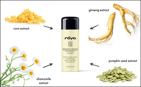 Raya oxygen masque ginseng closeup showing botanical revitalizer
