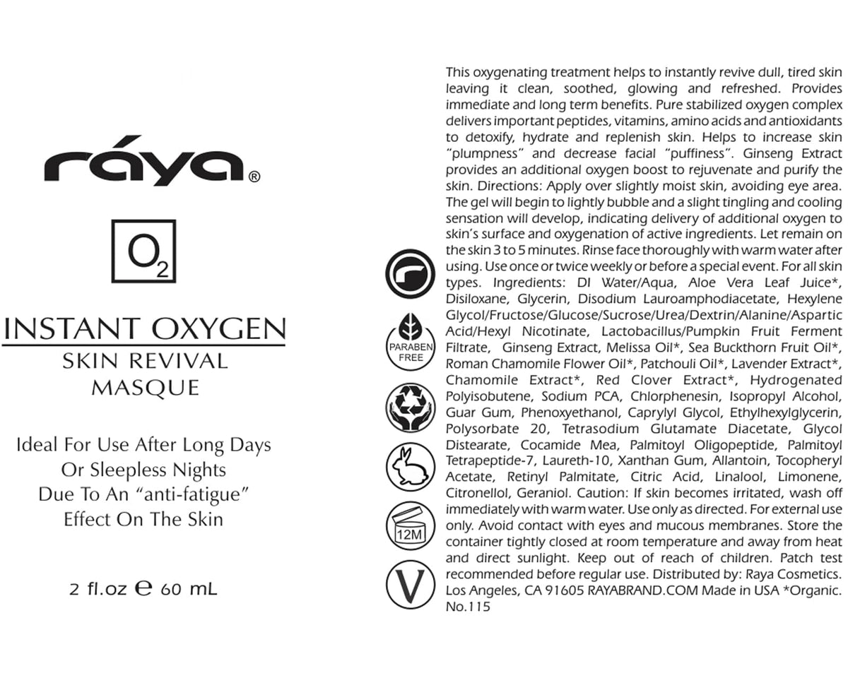 Raya oxygen masque with serum and moisturizer showing layering benefit