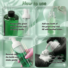 Rayyl foam lather on skin during cleaning, gentle cleansing without excess dryness