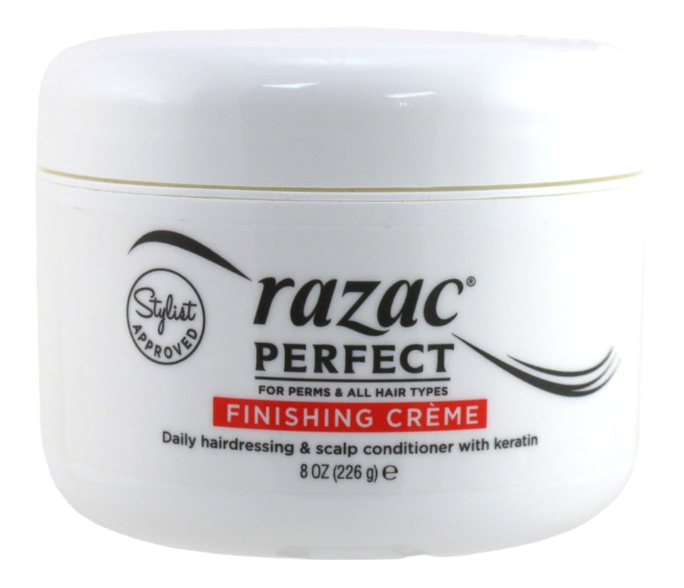 Razac front packaging 8 oz jar showing label and usage benefits