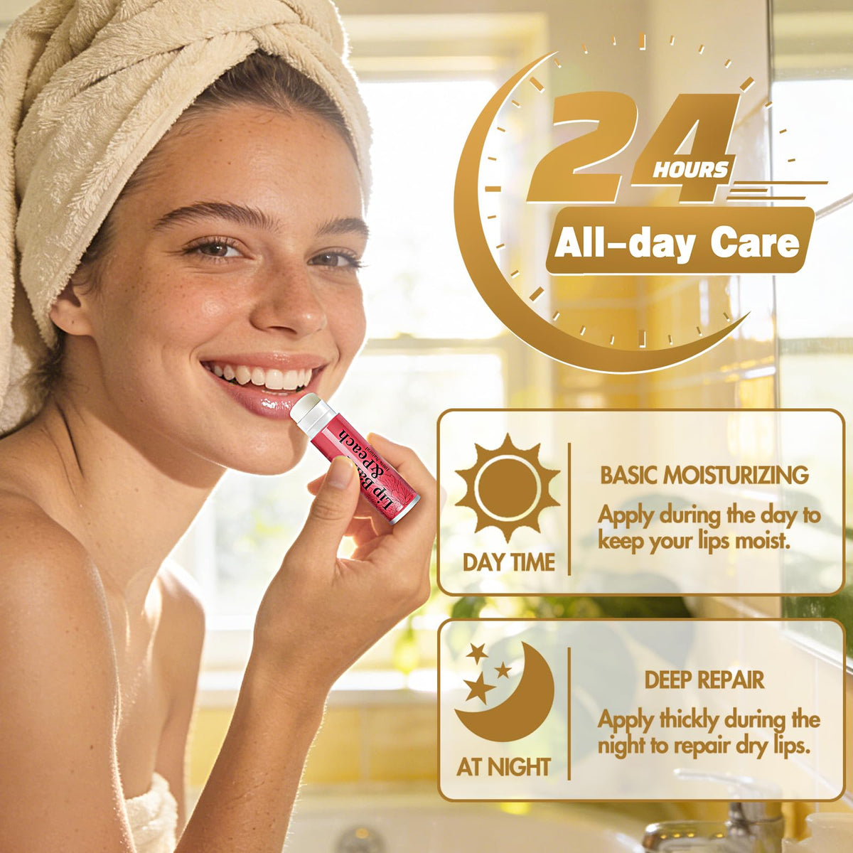 RBUGR lip balm in purse demonstrating easy carry and on-the-go use