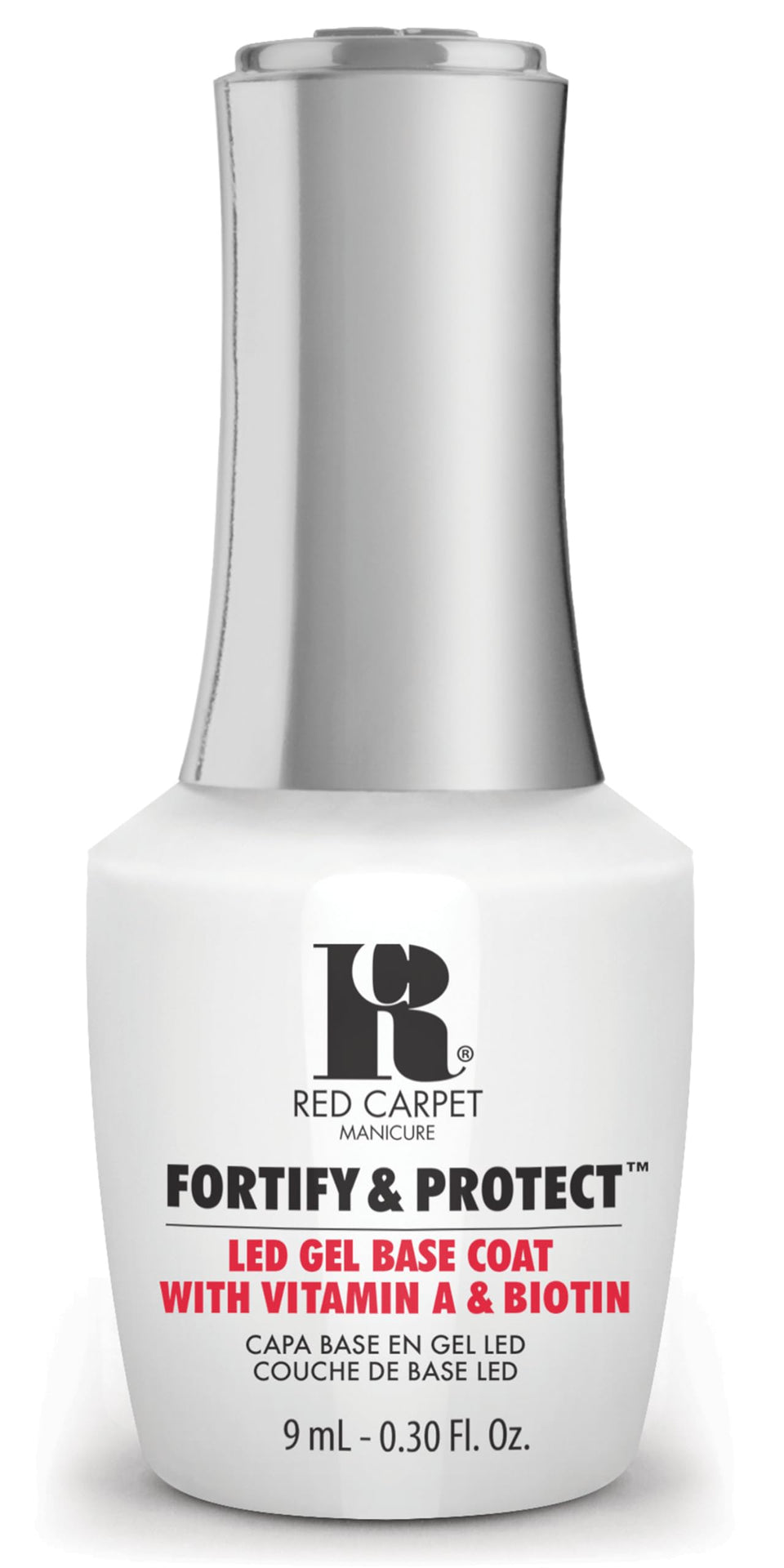 RC Red Carpet Manicure front bottle showing label and compact 9ml size benefit