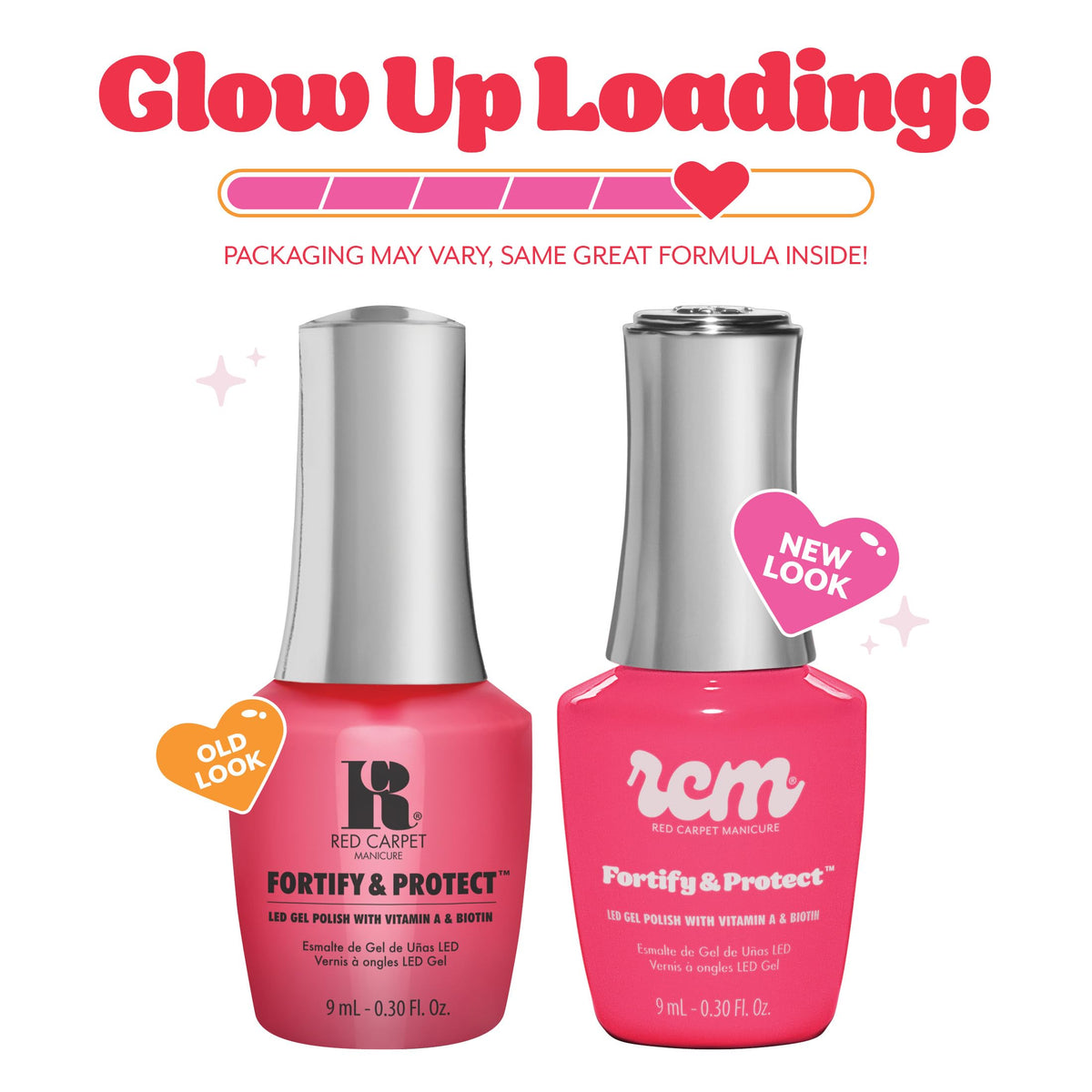 RC Red Carpet Manicure bottle on manicure station showing professional-at-home finish advantage
