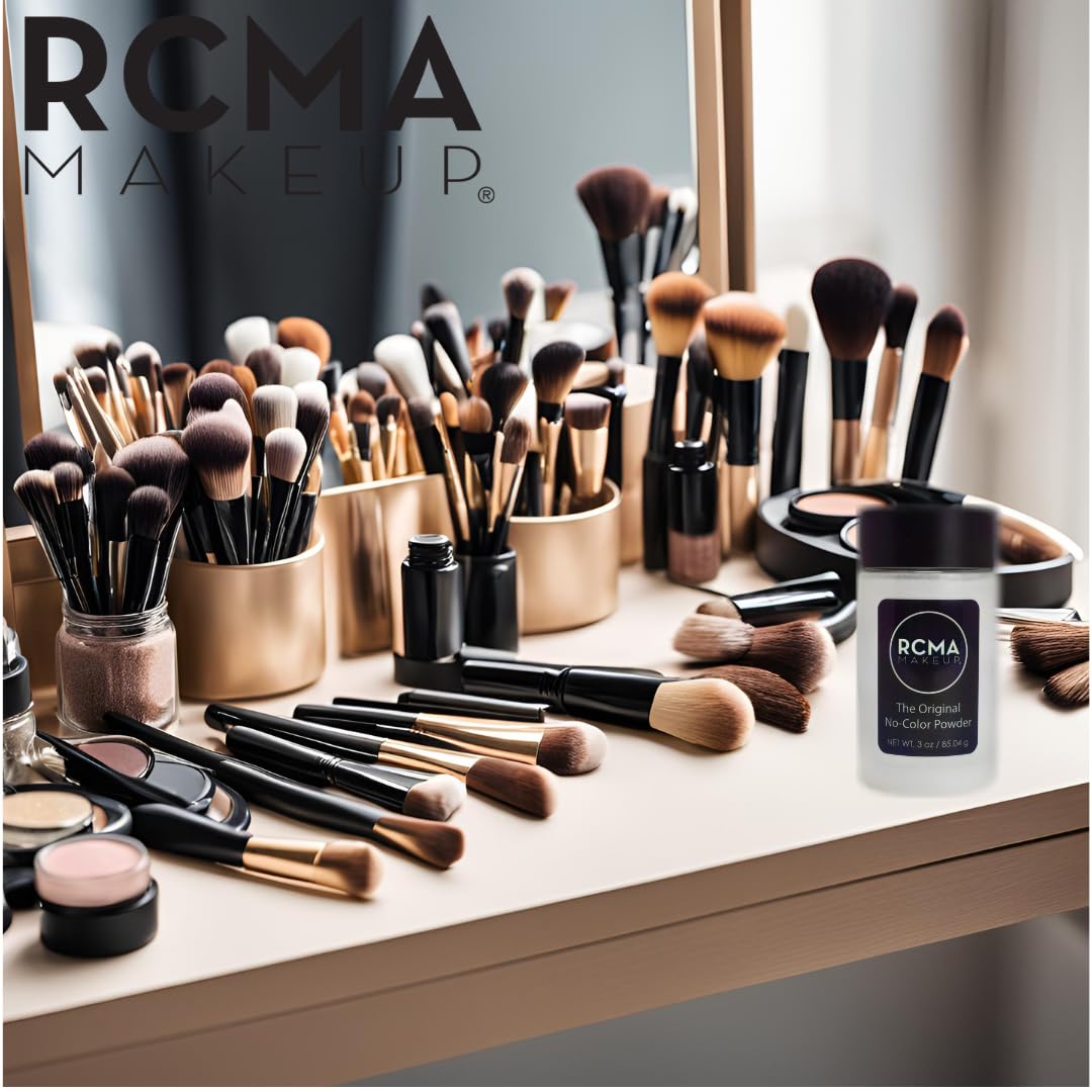 RCMA Makeup ingredient label close-up highlighting vegan and fragrance-free