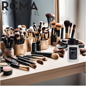 RCMA Makeup ingredient label close-up highlighting vegan and fragrance-free
