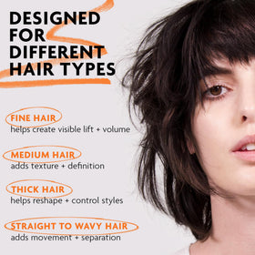 R+Co Badlands before and after roots showing lifted volume and oil absorption