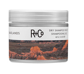 R+Co Badlands front packaging showing jar and label, clear product identity and size