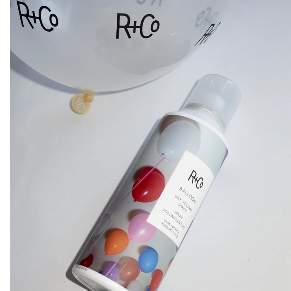 R+Co styling in salon demonstrating instant volume and professional finish