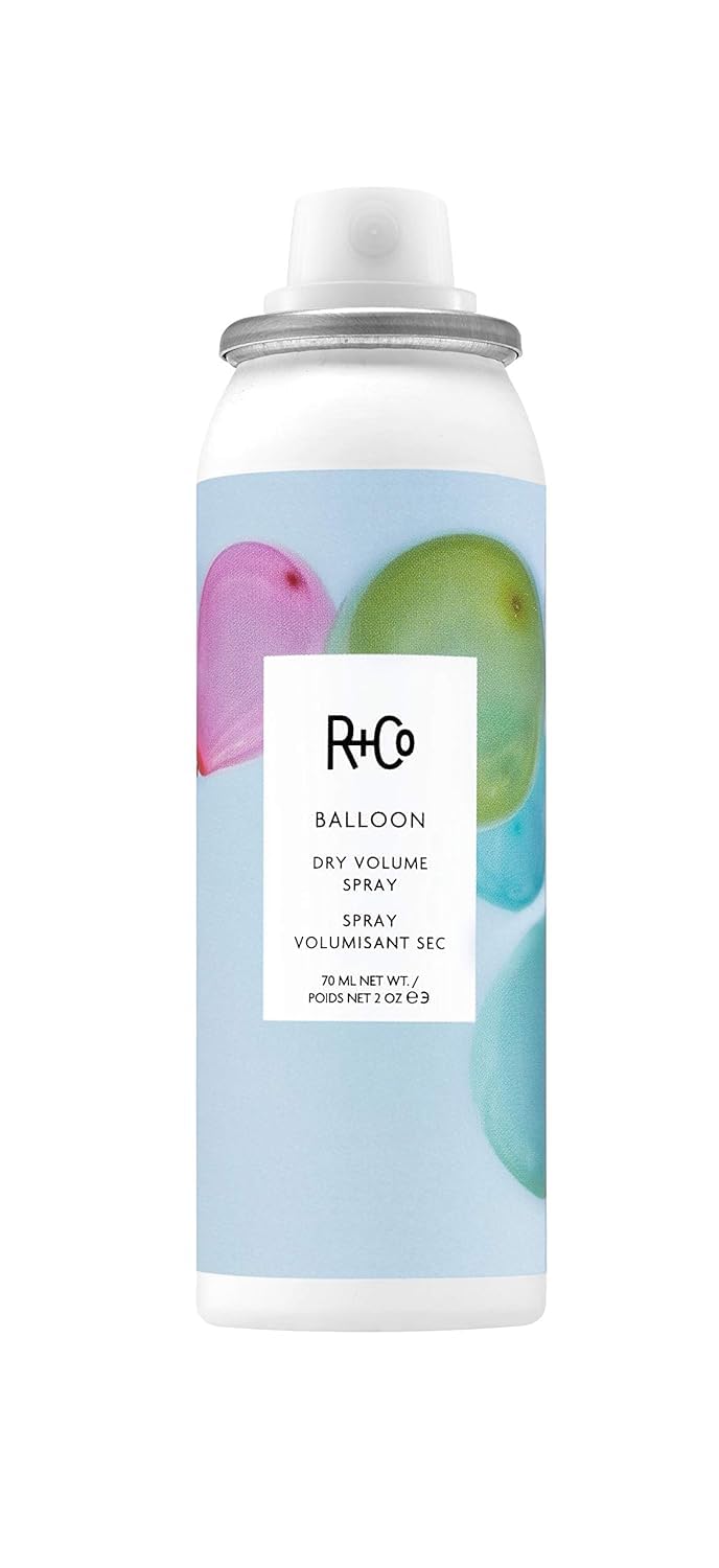 R+Co Balloon travel bottle front view showing compact, portable benefit