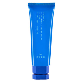 R+Co bottle front packaging showing label and refined Bleu scent benefit