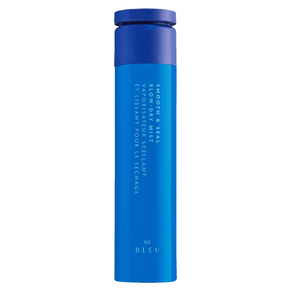 R+Co BLEU front packaging showing the bottle and label for easy identification and benefits