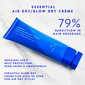 R+Co BLEU texture closeup displaying lightweight cream for easy application