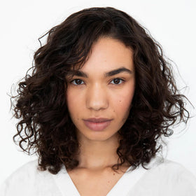 R+Co Cassette texture cream close-up, shows creamy formula for smooth curl definition
