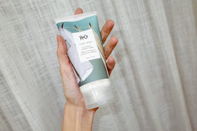 R+Co Cool Wind texture close-up revealing lightweight cream ideal for smooth, frizz-free finish