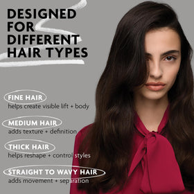 R+Co Dallas lather on wet hair illustrating gentle cleansing and visible lift during wash