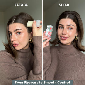 R+Co DART inside a toiletry bag for easy touch-ups while traveling