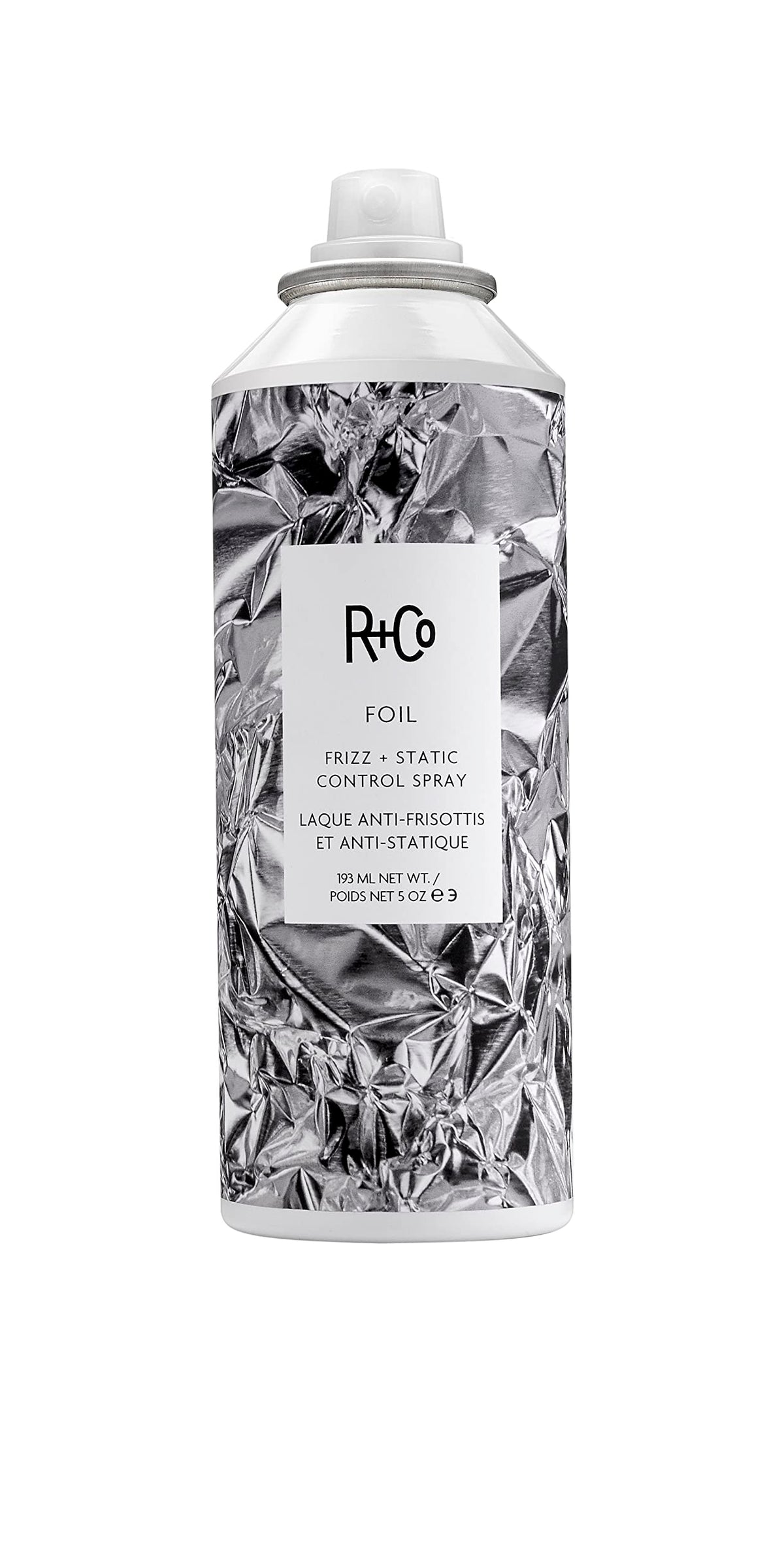 R+Co Foil front packaging showing bottle and label for quick identification and benefit