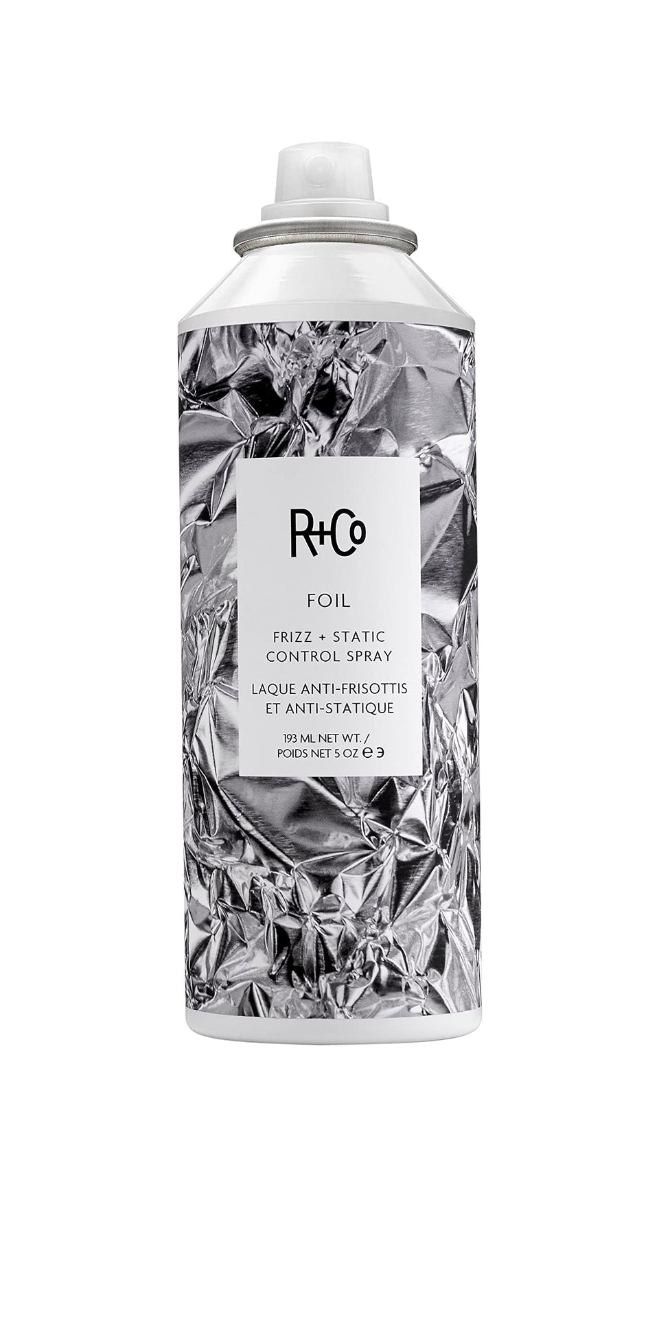 R+Co Foil front packaging showing bottle and label for quick identification and benefit