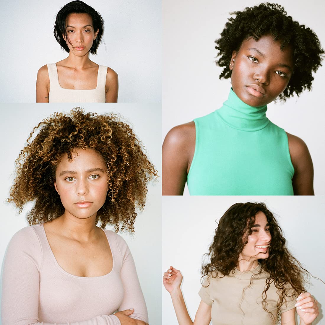 R+Co HIGH DIVE after styling shows glossy hair and frizz control benefit
