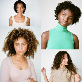 R+Co HIGH DIVE after styling shows glossy hair and frizz control benefit