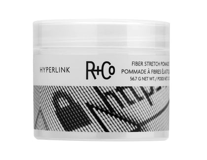 R+Co Hyperlink front packaging showing product and branding for styling benefits
