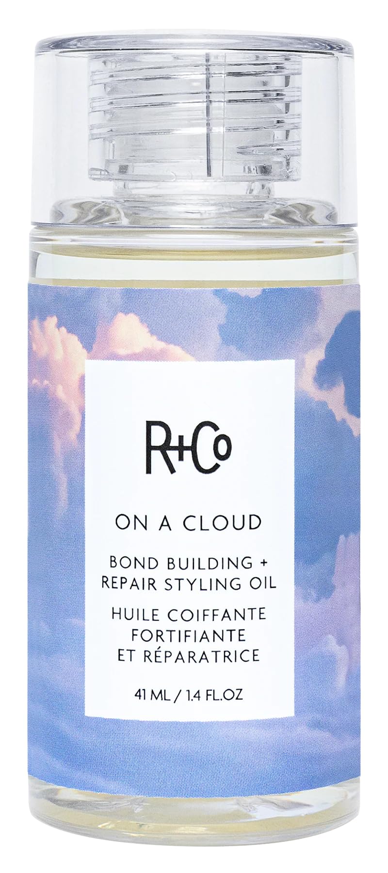 R+Co bottle front view showing brand and lightweight protection