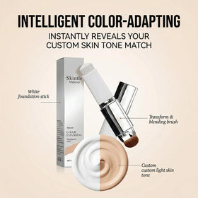 RCSCBC Skintle texture closeup of balm transforming pigment for effortless coverage