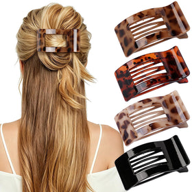 RDUQM gift box with clips arranged, ideal present-ready hair accessory